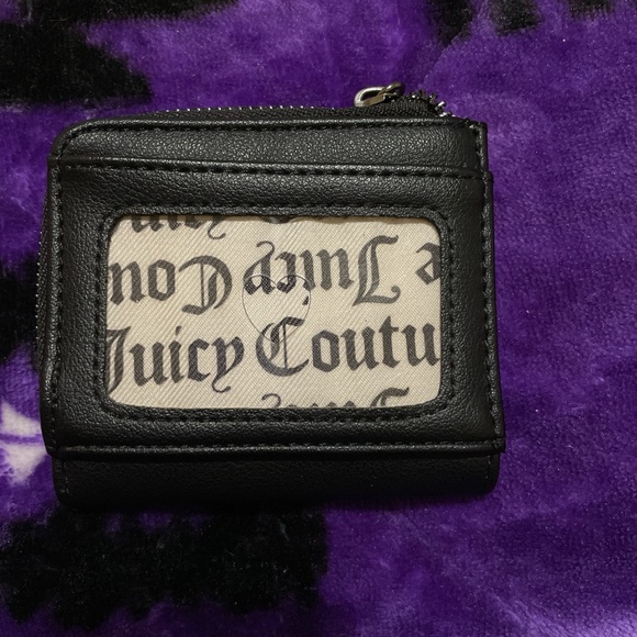 Juicy Couture Black Wallet with Logo Window - Picture 2 of 4